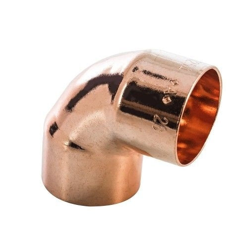 Copper 90° End Feed Elbow Pipe Fitting